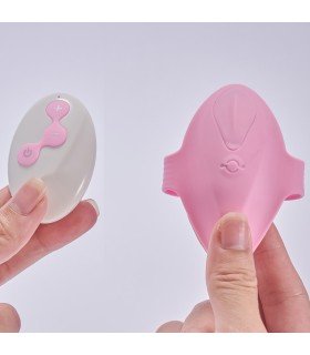Aiersha Wireless Remote Control Vibrator red
