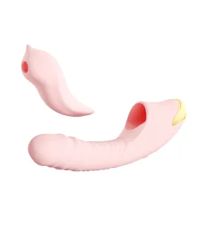 Aiersha Luna Surge Pink - The Ultimate Fusion of Suction & Motion Sex Machine