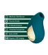Aiersha Velvet Emerald: 2-in-1 Air Suction & Vibrator Delight
