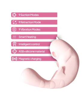 Aiersha PurrJoy – El Vibrador de Yoga para Gatos - Vibrador Inteligente con Succión y Control por App