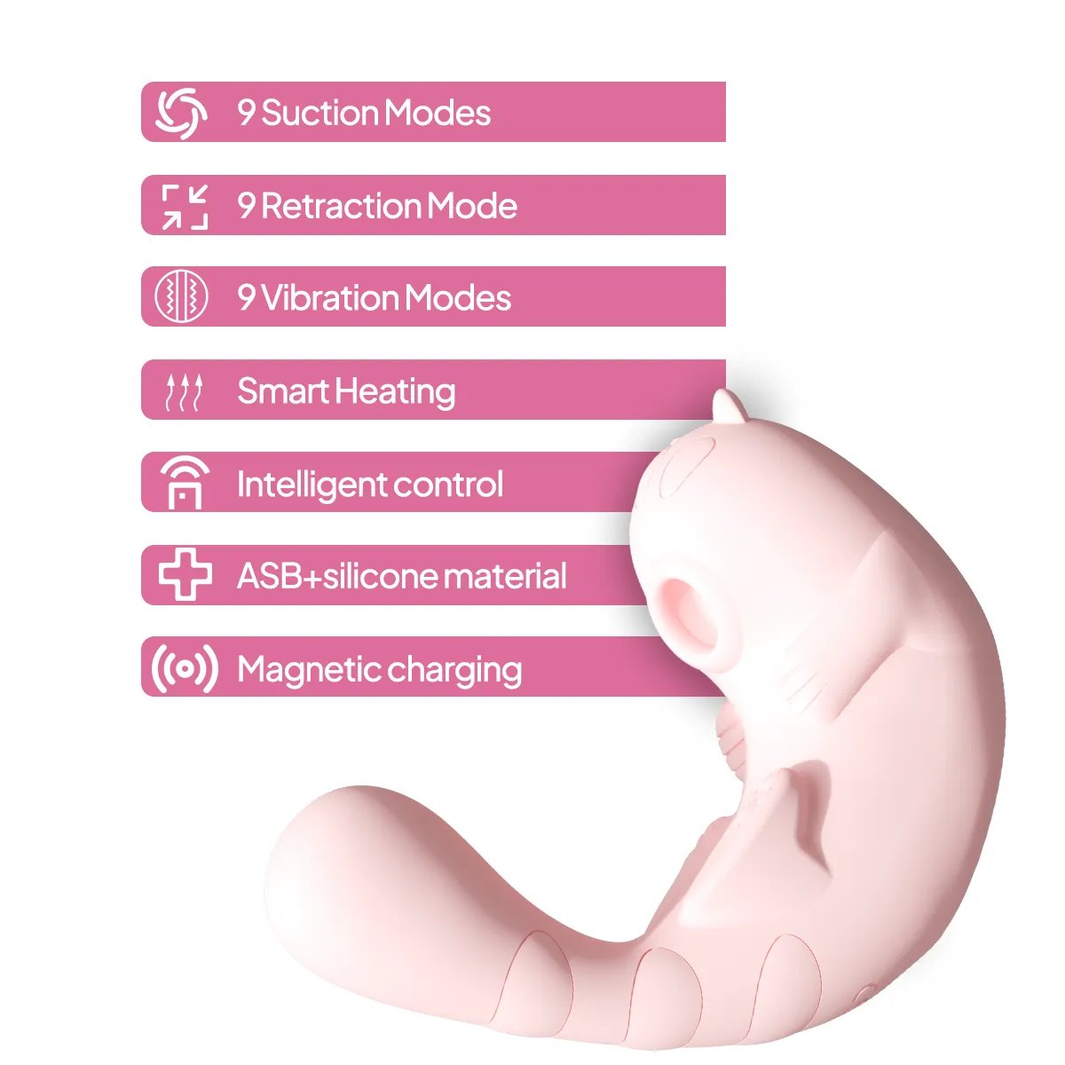 Aiersha PurrJoy – Der Yoga-Katzen-Vibrator – Intelligenter Saugvibrator mit App-Steuerung