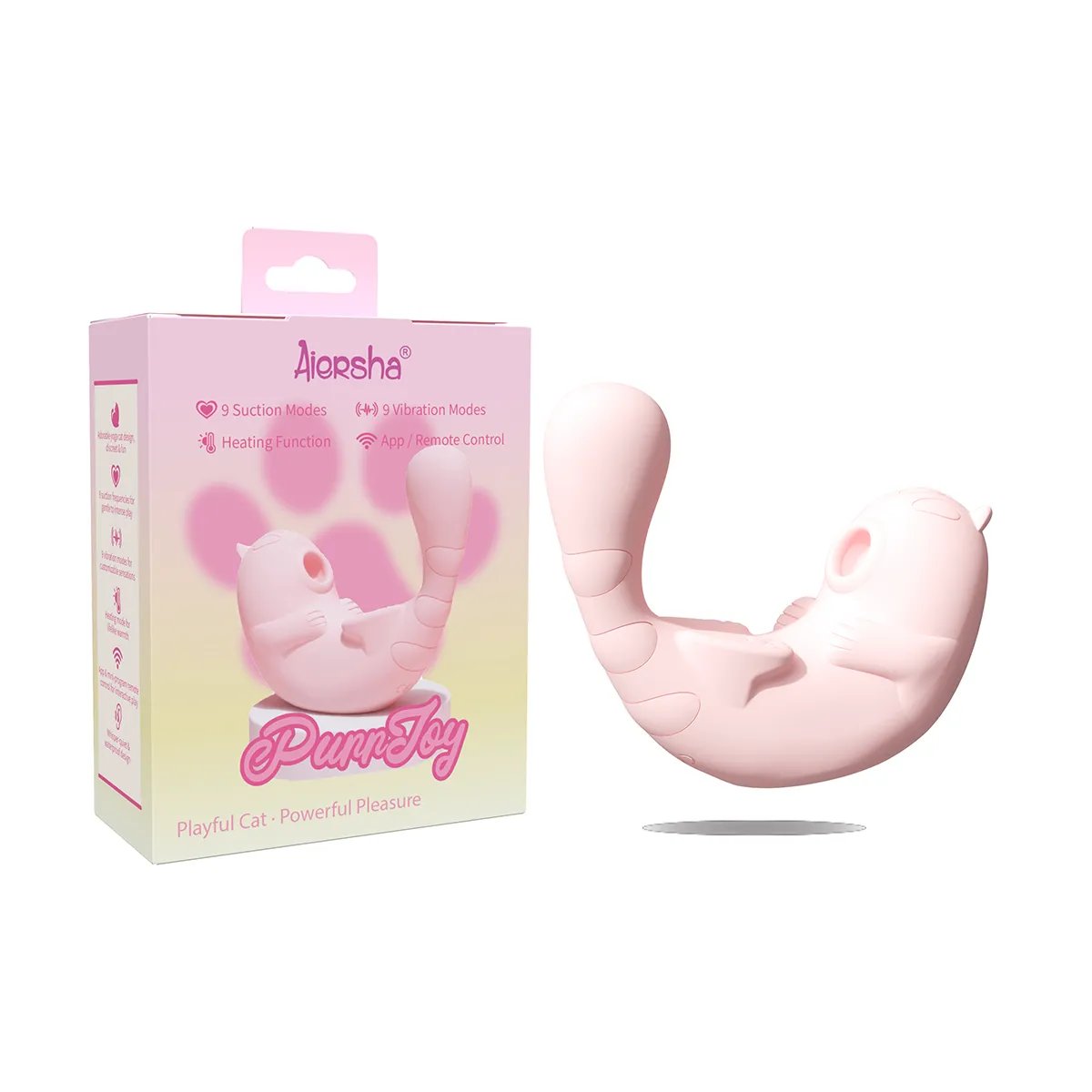 Aiersha PurrJoy: Intelligenter Yoga-Katzen-Vibrator mit App-Steuerung