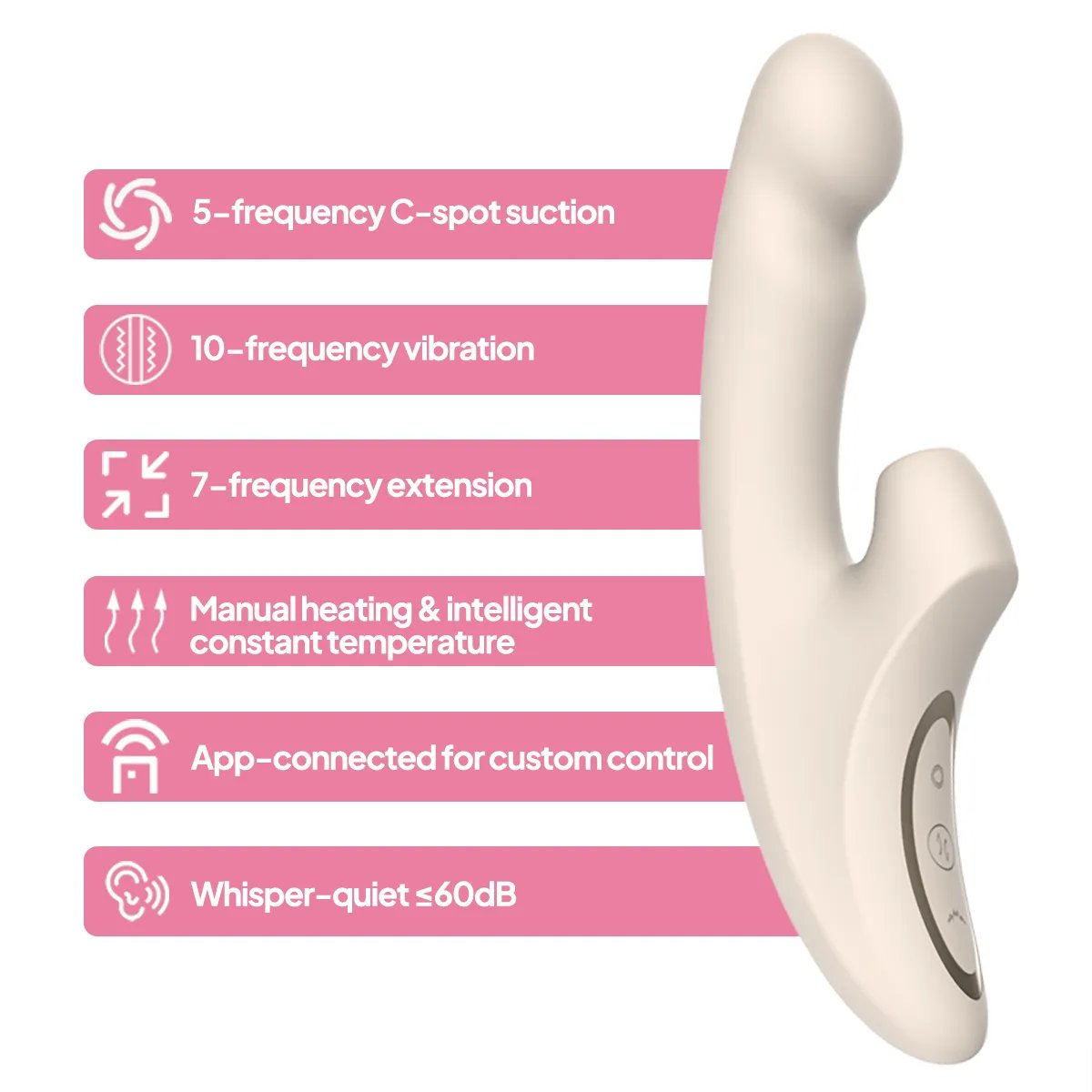 Aiersha Velora Trio Vibrator – Smart Pleasure & Wellness Device