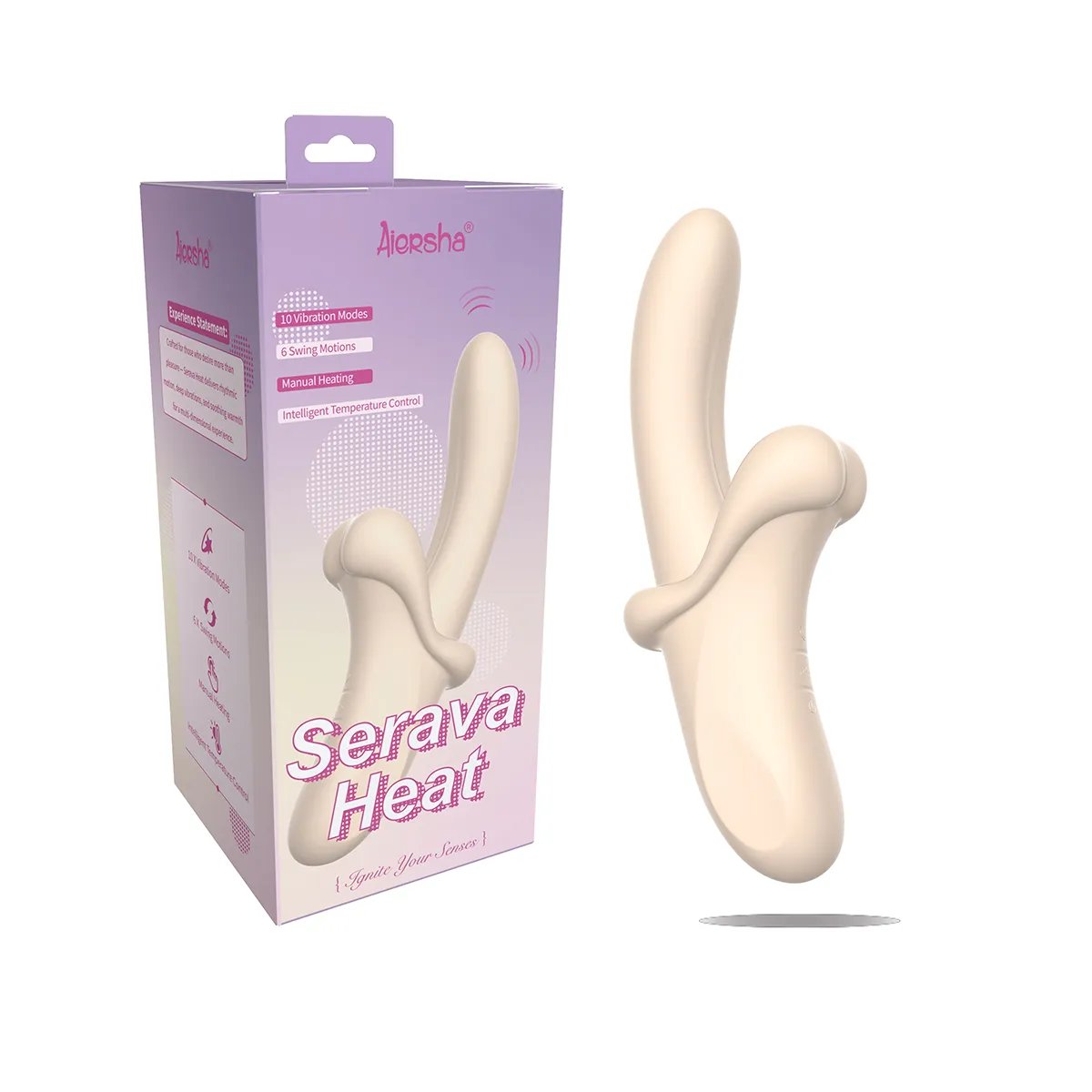 Aiersha Serava blanco: Vibrador Térmico para Sensaciones Únicas