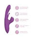 Aiersha Luna Flex Magic Vibrator Purpur – Dreifach-Vibration & Wärme erleben