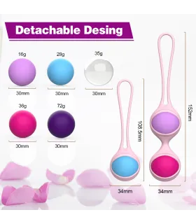 Aiersha Lori-Pink Kegel Ball Set - Maximize Your Pelvic Floor Strength