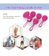 Aiersha Bolas de Amor rosa: Set Kegel 3 Piezas con Control Remoto Vibrante