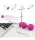 Aiersha Core Balls Rose Red – 10-Mode Vibrating Kegel Exerciser
