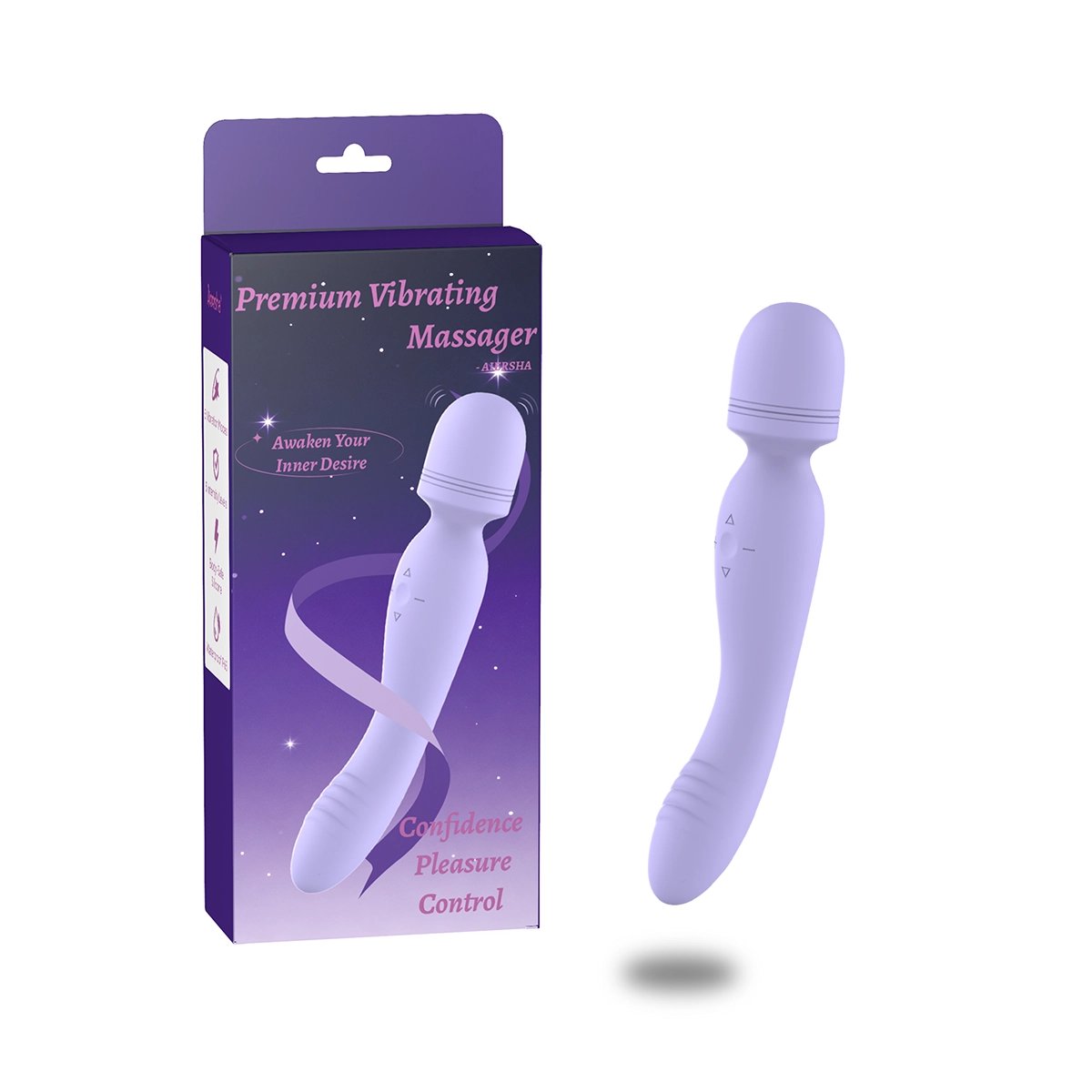 Aiersha Lila Star Lush: 2-in-1 AV-Wand & G-Punkt Vibrator kaufen