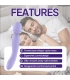 Aiersha Lila Star Lush: 2-in-1 AV-Wand & G-Spot Vibrator Delight