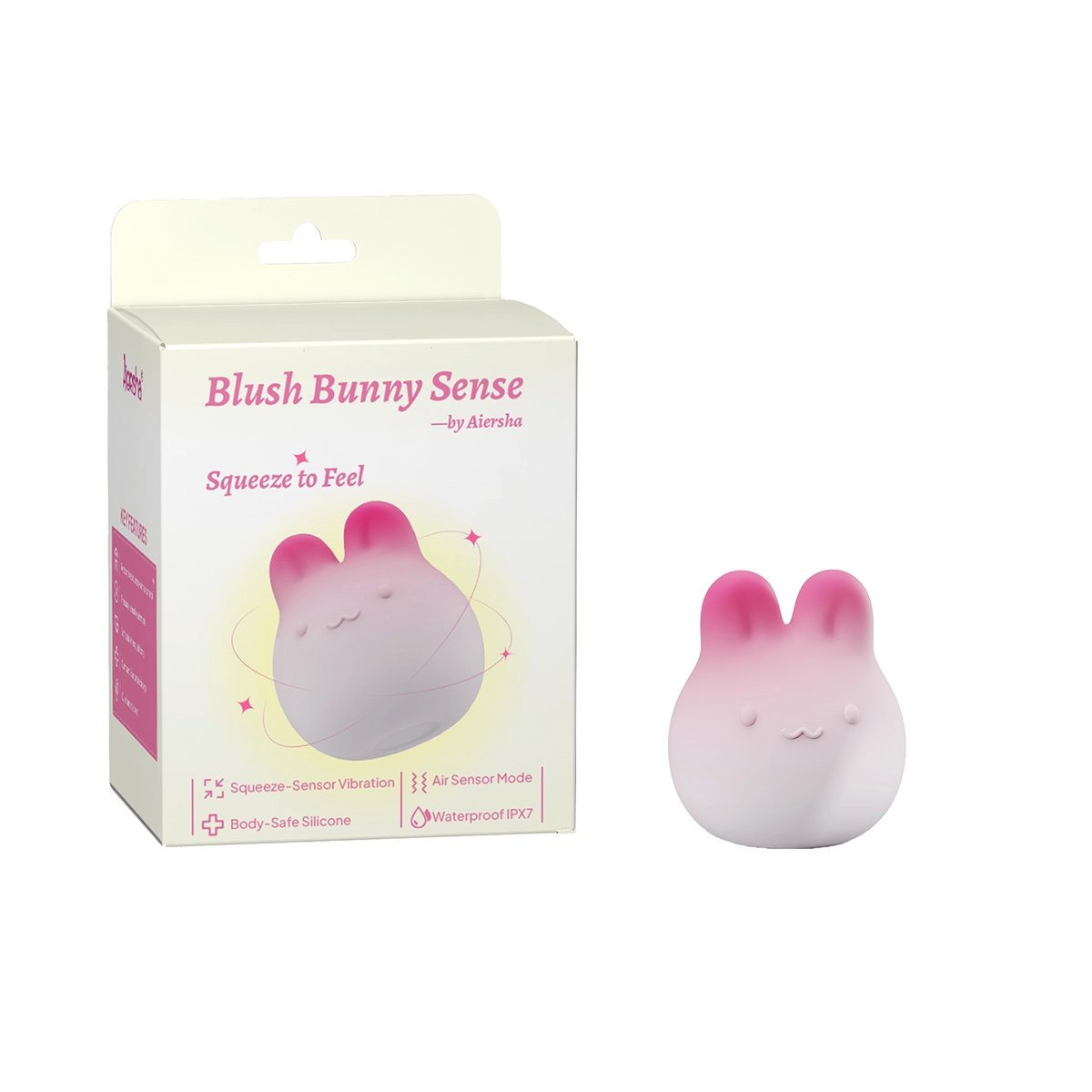 Aiersha Blush Bunny Sense: Sensibler Luftdruck-Vibrator für Genuss