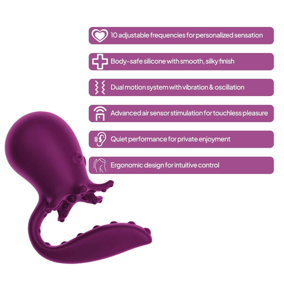 Aiersha AERIS FLEX: Smart Air Pulse & Motion Stimulator