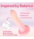 Aiersha Polaris Arc: Gebogener Dildo aus flüssigem Silikon für Genuss