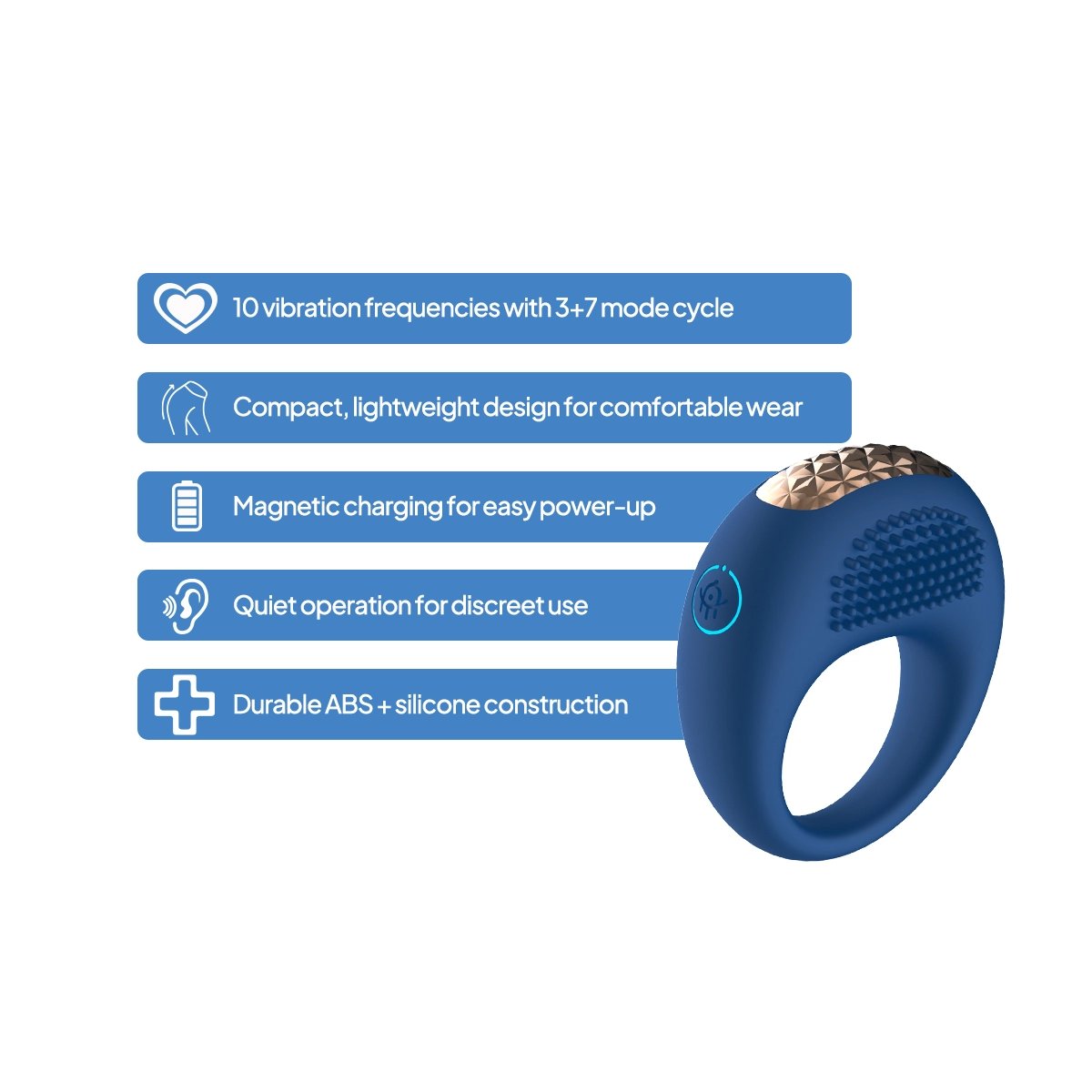 Aiersha Anillo Orbit: Anillo de Bloqueo Vibrante Inteligente para Precisión y Rendimiento