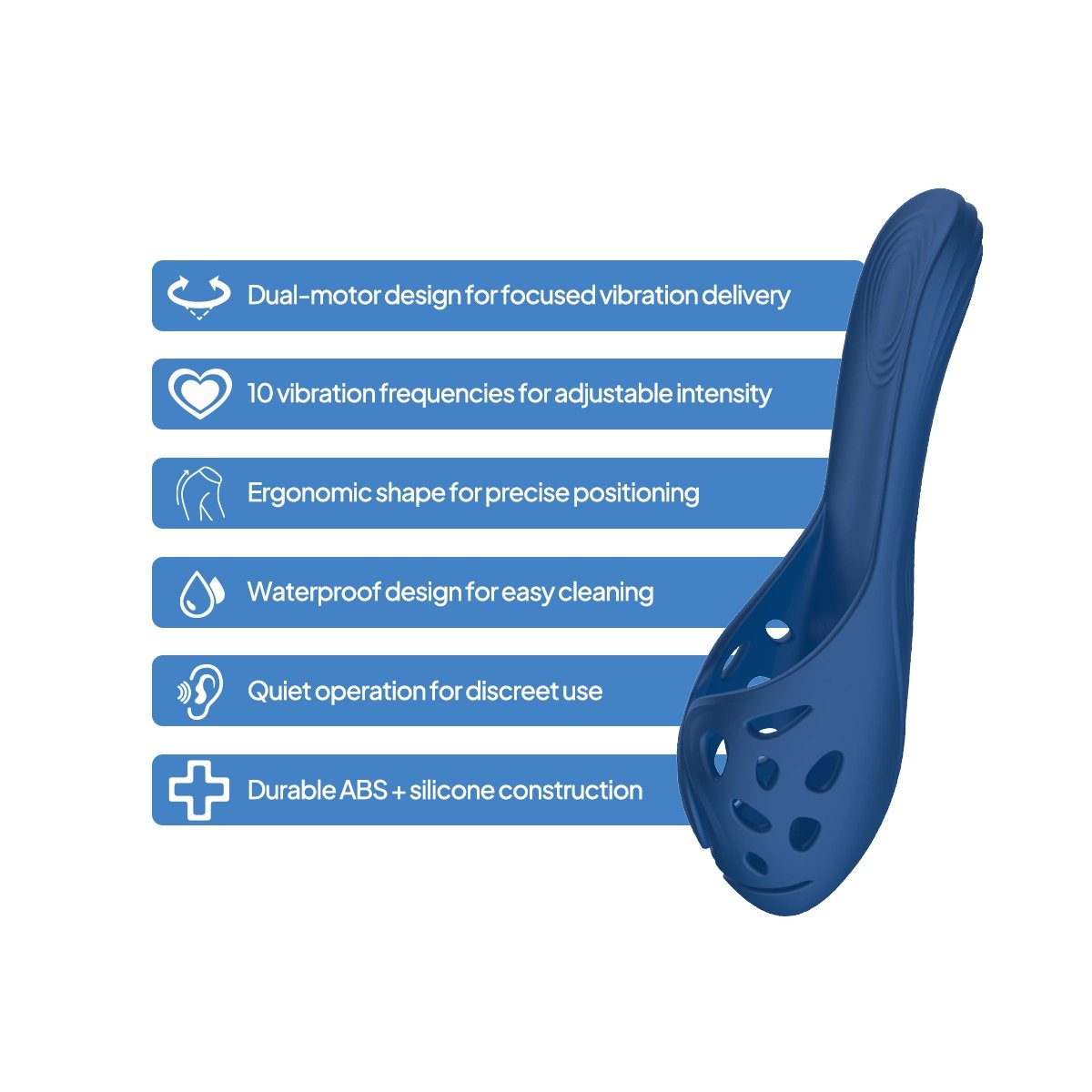 Aiersha Vector Pulse: Masajeador Vibrante de Doble Motor para Estimulación Dirigida