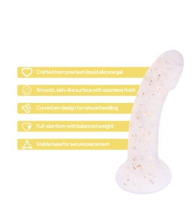 Aiersha Nebula Flow: Vollformat Flüssigsilikon-Dildo