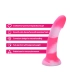 Aiersha Lumen Wave: Gebogener Dildo aus flüssigem Silikon für Genuss