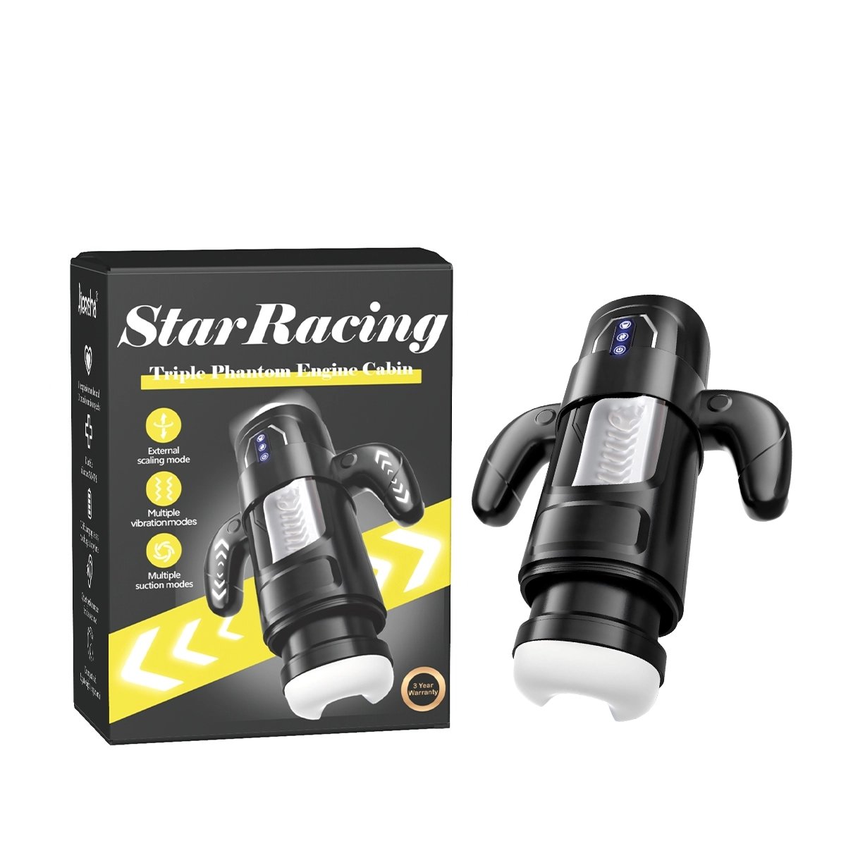 Aiersha Star Racing: Masturbador Cabina de Motor Triple Phantom
