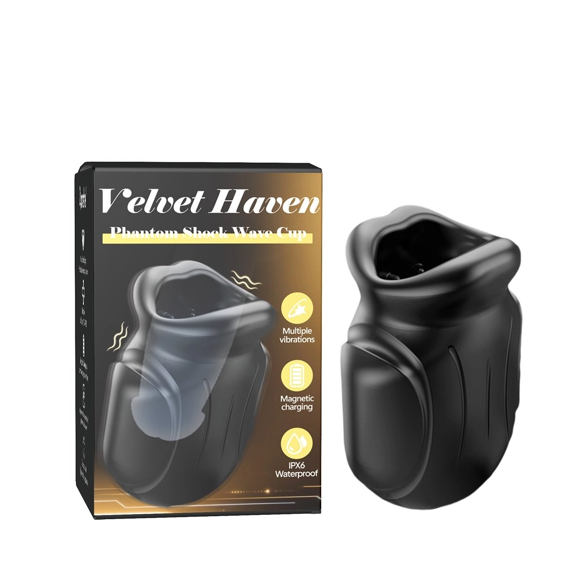 Aiersha Velvet Haven: Männlicher Masturbator mit Phantom Shock Wave