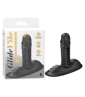 Aiersha Glide Vibe Negro: Masajeador Prostático Inalámbrico Ideal