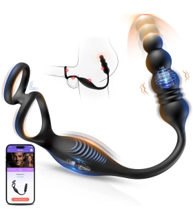 Aiersha Nexus Black: Masajeador Prostático Multifuncional con Control por App