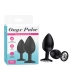 Aiersha Onyx Pulse Black: Juguete Anal Metálico con Control Remoto