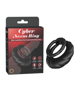 Aiersha Cyber Nexus Ring: Advanced Male Multifunction Sperm Locking
