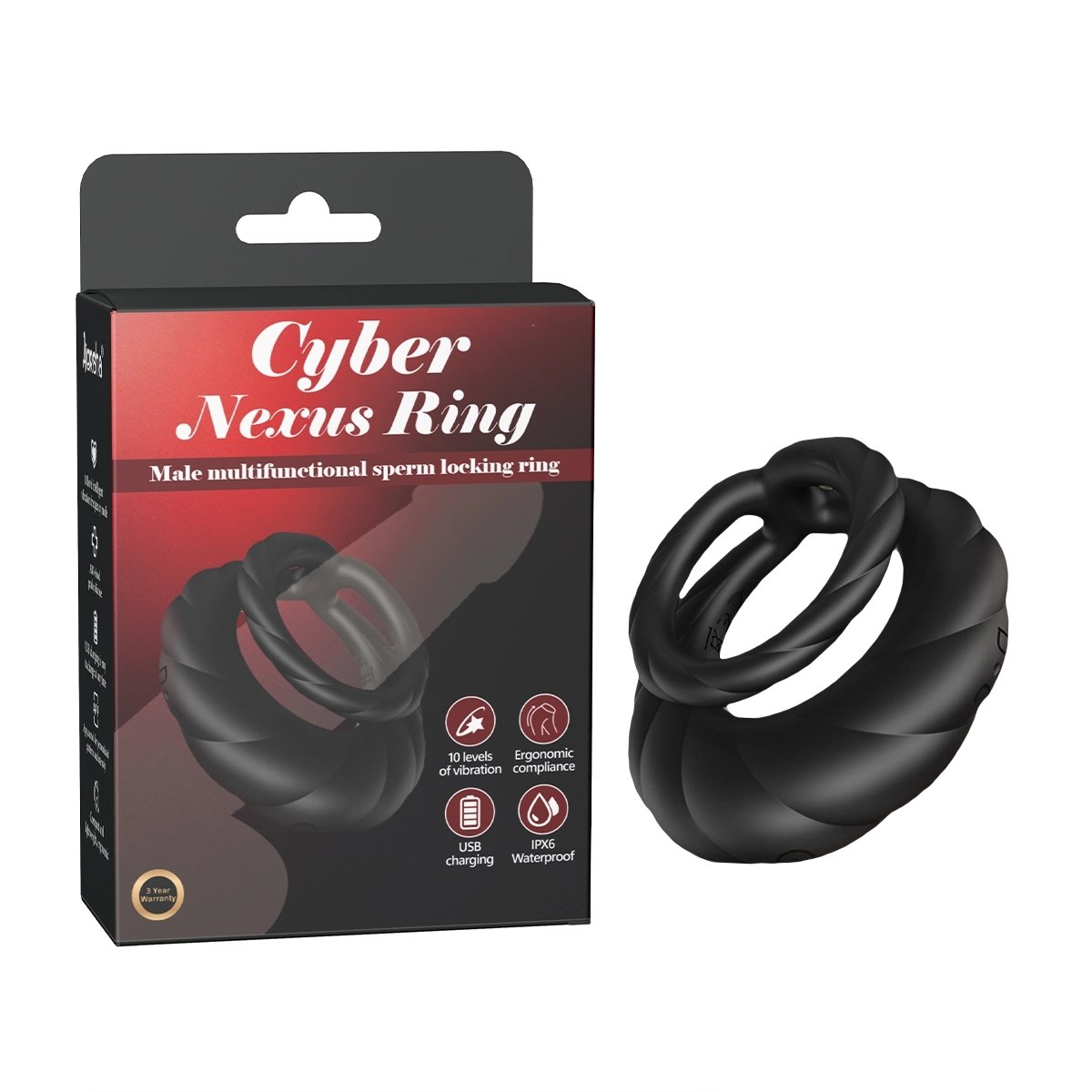 Aiersha Cyber Nexus Ring: Innovativer Spermaveriegelungsring für Männer