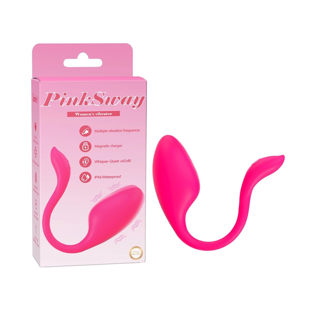 Aiersha Vibrador Sway Rosa: Innovación en Placer Femenino