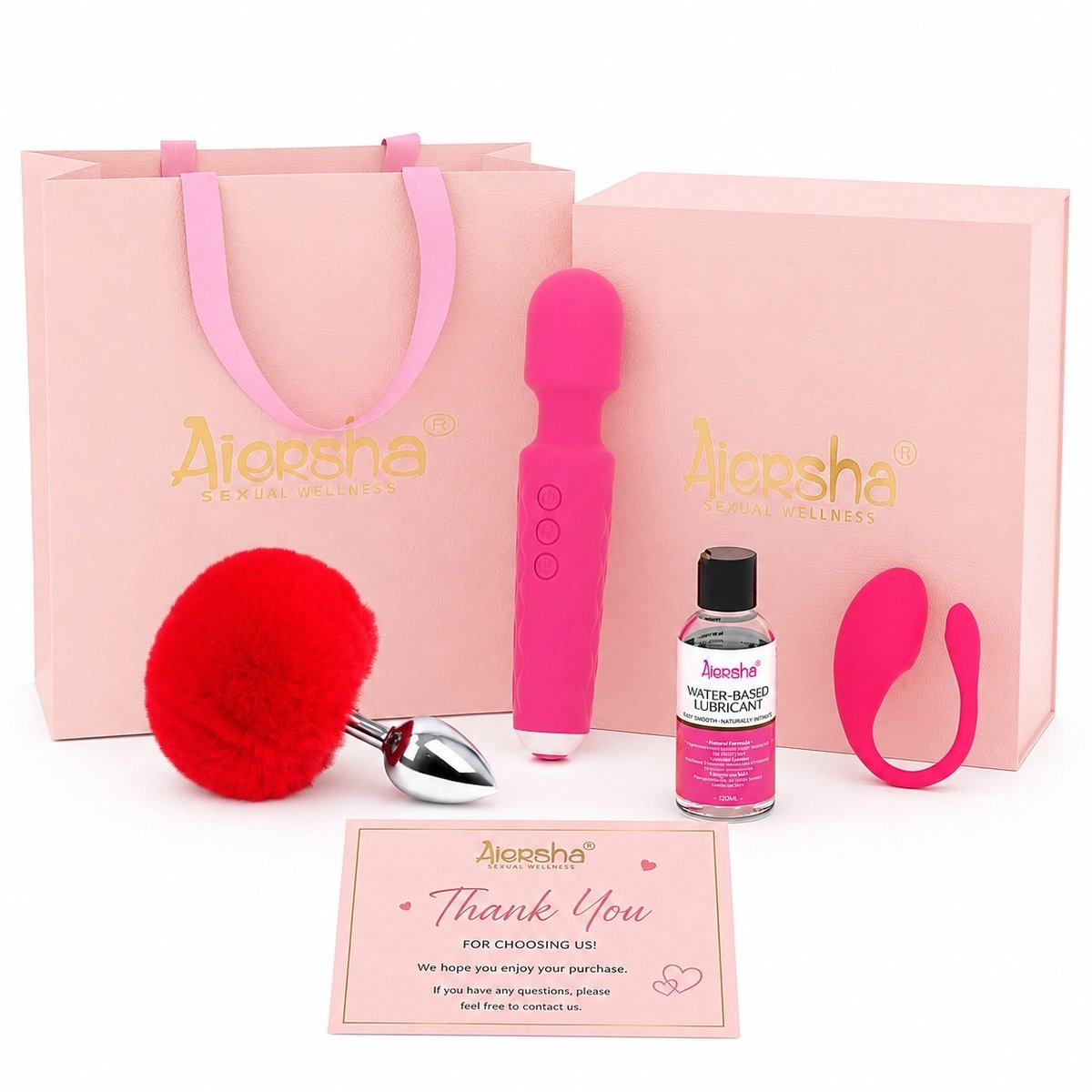 Aiersha Luxus Geschenkset - 4-teiliges Set für besondere Anlässe