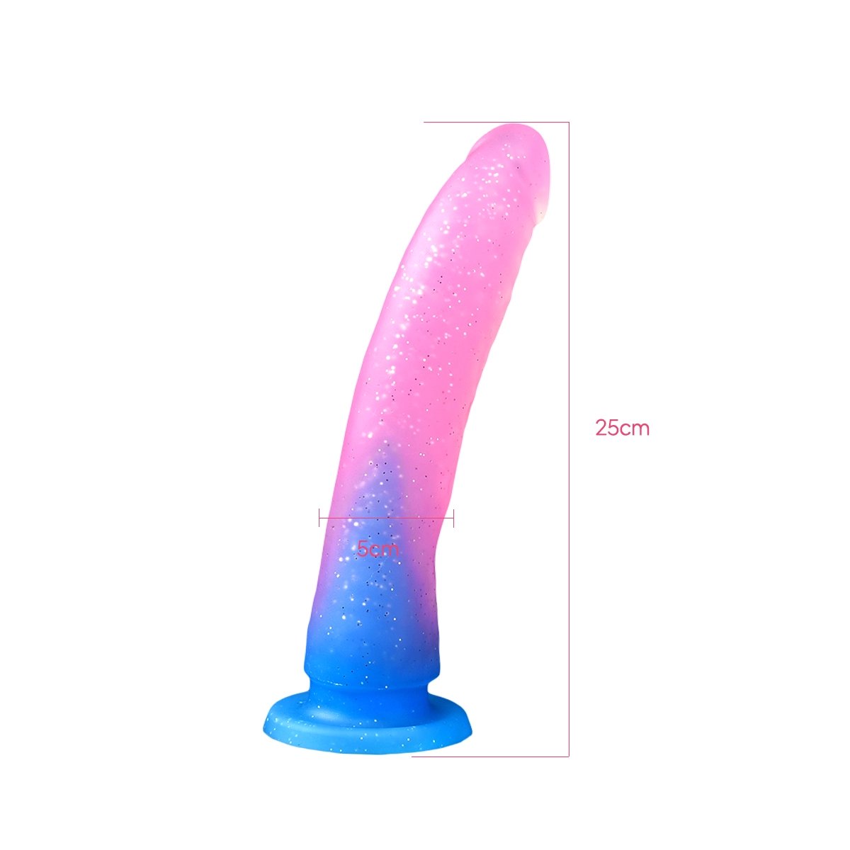 Aiersha Opal Silk S: Full-Size Curved Liquid Silicone Dildo Series
