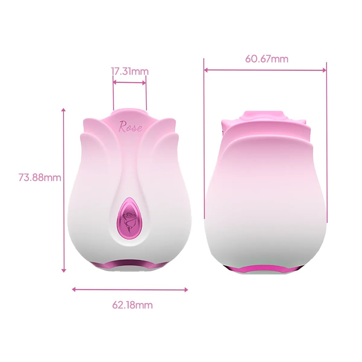 Aiersha Bloom Masajeador de Pulso Vibrador Rosa Pink – Motor Lineal