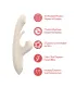 Aiersha Lunara Trio Vibrator White – Triple Vibration, Twitch & Suction