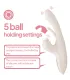 Aiersha Luna Flex Magic Vibrator White - Triple Vibration & Heat Delight