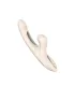 Aiersha Luna Flex Magic Vibrator White - Triple Vibration & Heat Delight