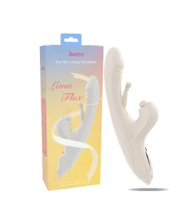 Aiersha Luna Flex Magic Vibrator Weiss – Dreifach-Vibration & Wärme erleben