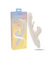Aiersha Luna Flex Magic Vibrator Weiss - Dreifach-Vibrationsfunktion, Pulsation & Wärme