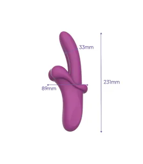 Aiersha Serava Vibrador Térmico púrpura – Despierta Tus Sentidos con Calor y Movimiento
