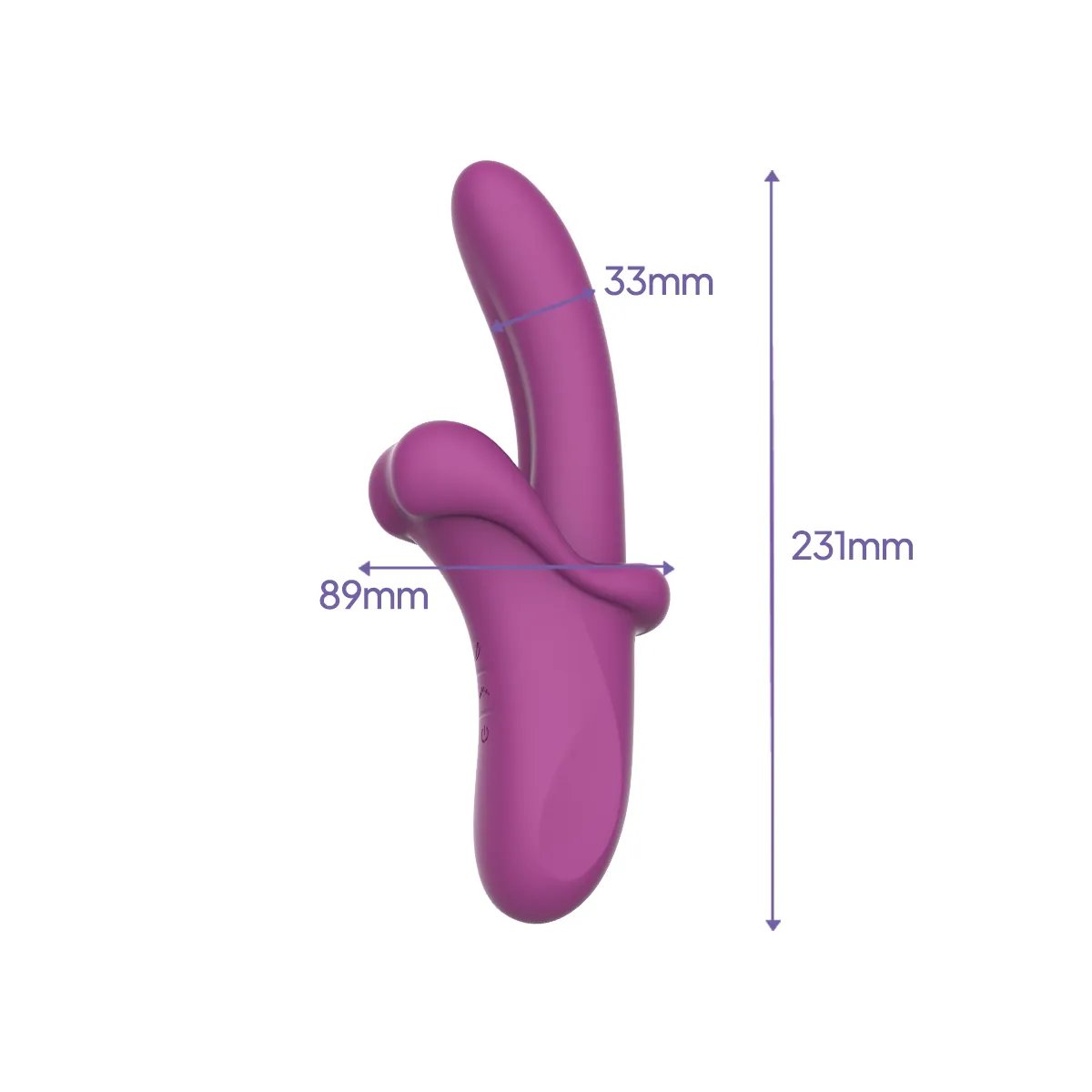 Aiersha Serava Vibrador Térmico púrpura – Despierta Tus Sentidos con Calor y Movimiento