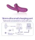 Aiersha Serava púrpura: Vibrador Térmico para Sensaciones Únicas
