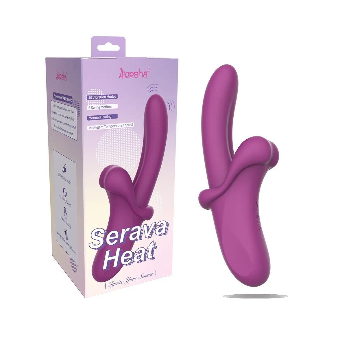 Aiersha Serava púrpura: Vibrador Térmico para Sensaciones Únicas