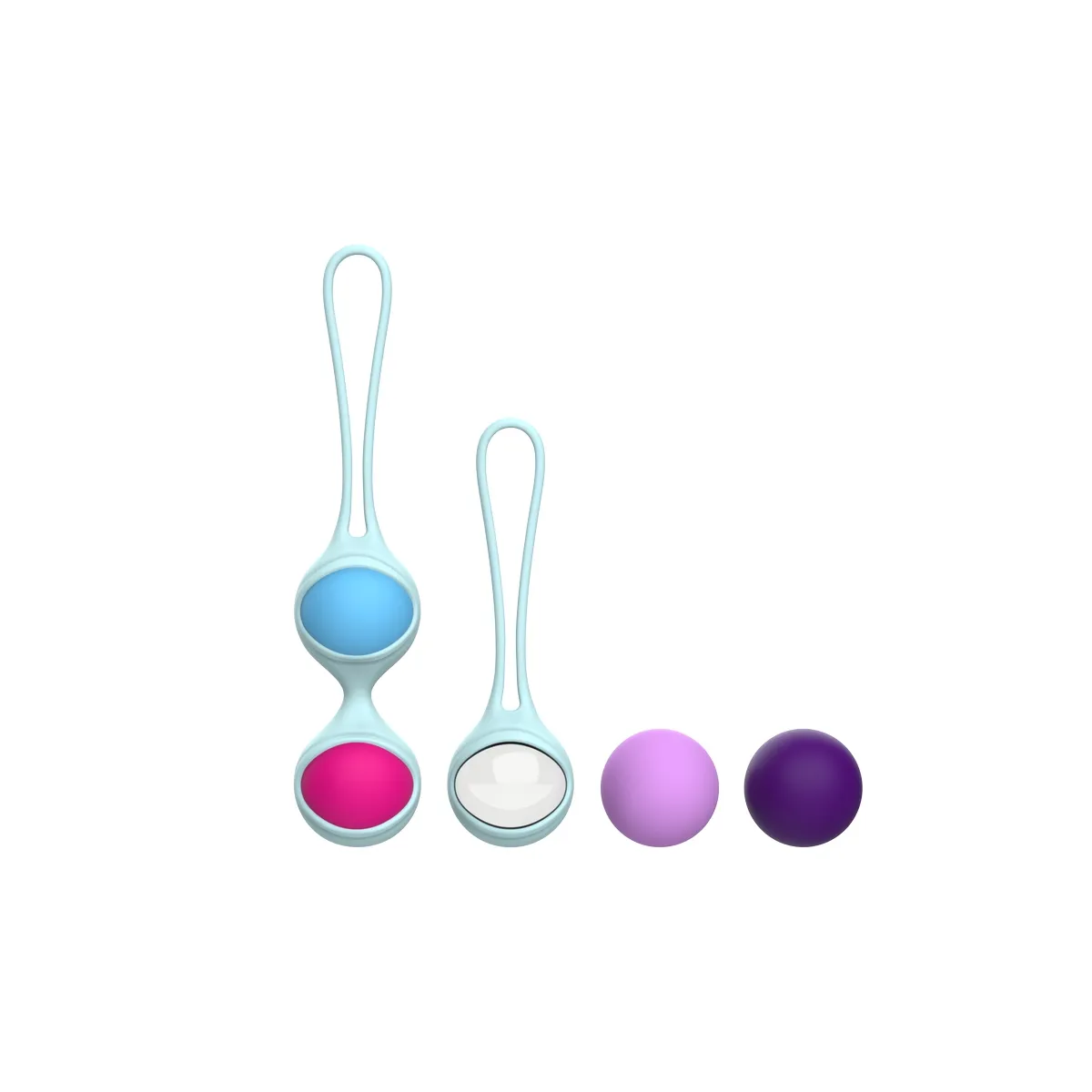copy of Aiersha Lori-Blue Kegelball-Set - Maximieren Sie Ihre Beckenbodenstärke