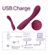 Aiersha Muse One Burgunderrot: Kraftvoller Wand-Vibrator & G-Punkt-Massager