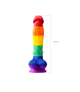 Aiersha Chroma Line M: Full-Size Liquid Silicone Dildo – Pure Color & Defined Power