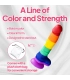 Aiersha Chroma Line M: Vibrant Full-Size Liquid Silicone Dildo