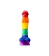 Aiersha Chroma Line M: Vibrant Full-Size Liquid Silicone Dildo