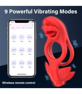 Aiersha Penis Trainer Pro -The App-Controlled Endurance Device red