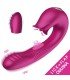 Aiersha Orissa: Vibrador Lamedor y Aleteador Rojo-Púrpura