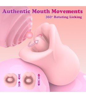 Aiersha Honigverführung - 360° Leckvibrator Pink