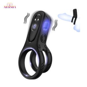 Double Ring Vibrator sex Toy